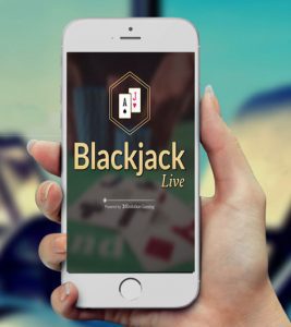 Blackjack spelen met een app