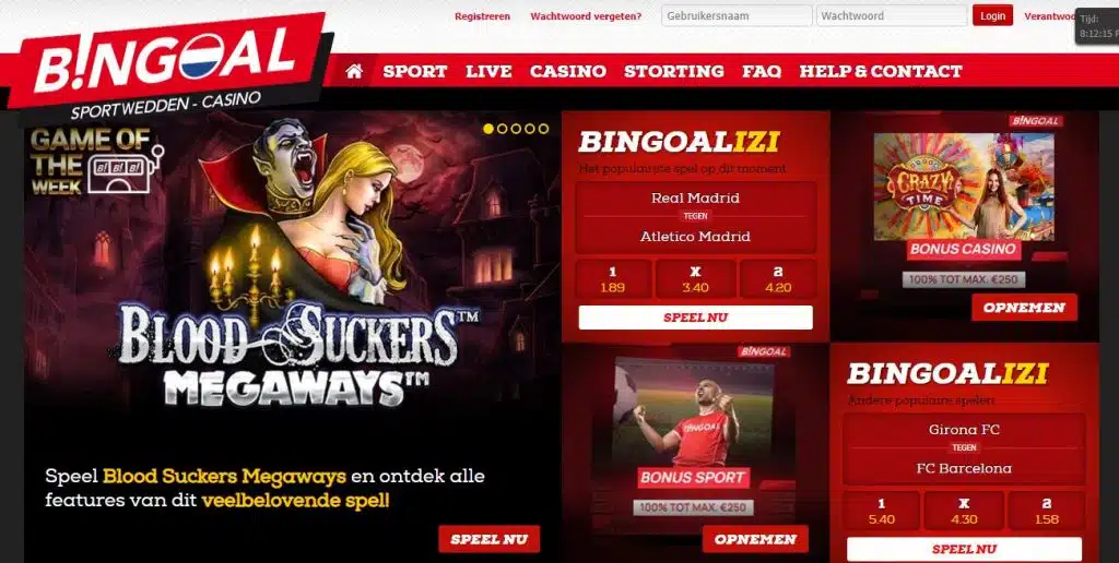 bingoal homepage